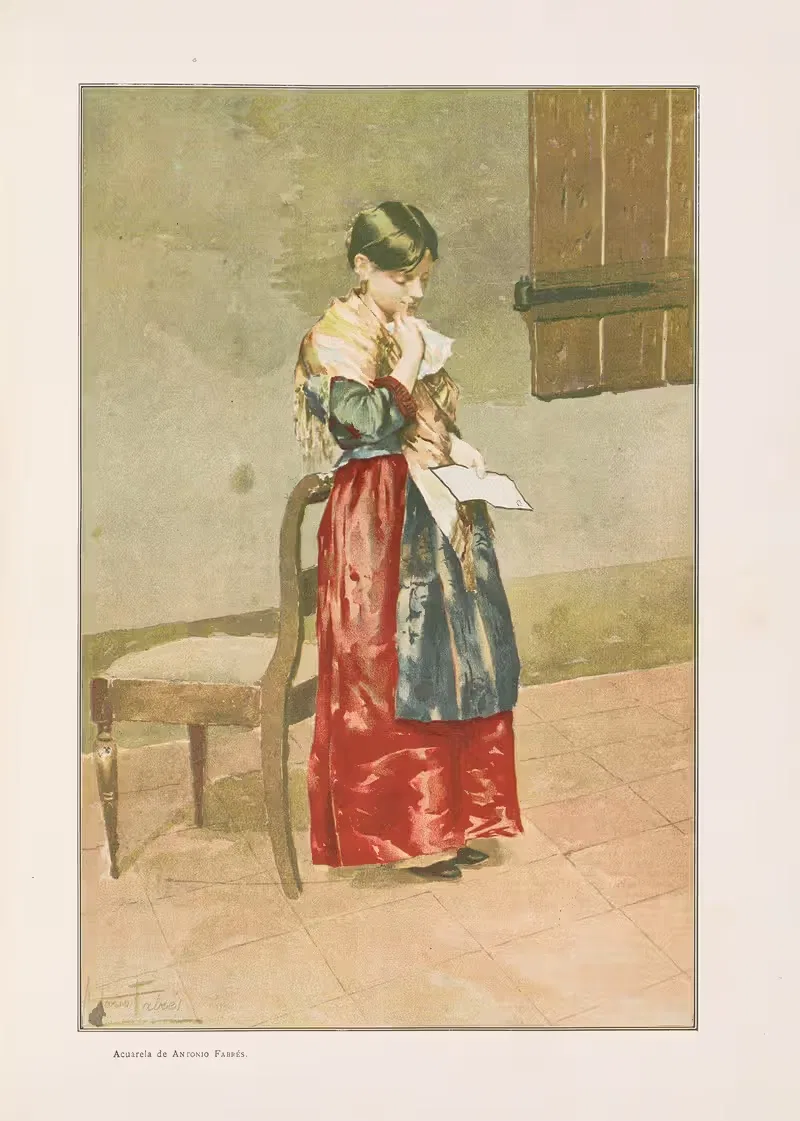 Альбом салона, пл. 43 by Мигель Сегуи, 1903 — digital art print download
