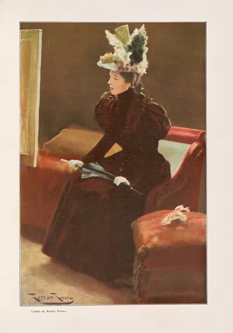 Альбом салона Пл.77 by Мигель Сегуи, 1903 — digital art print download