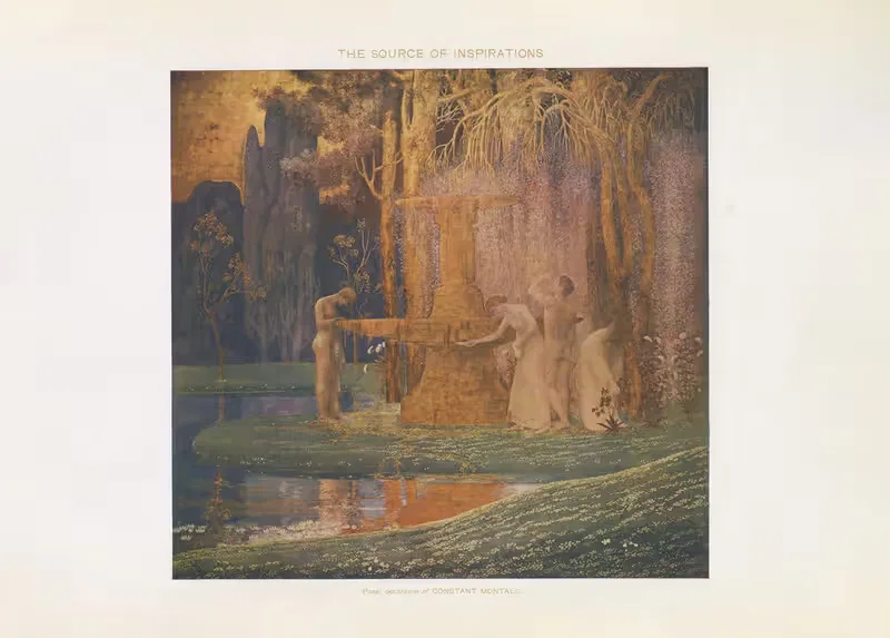 Современное декоративное искусство Том I Pl.01 by Пол Венцель, 1910 — digital art print download