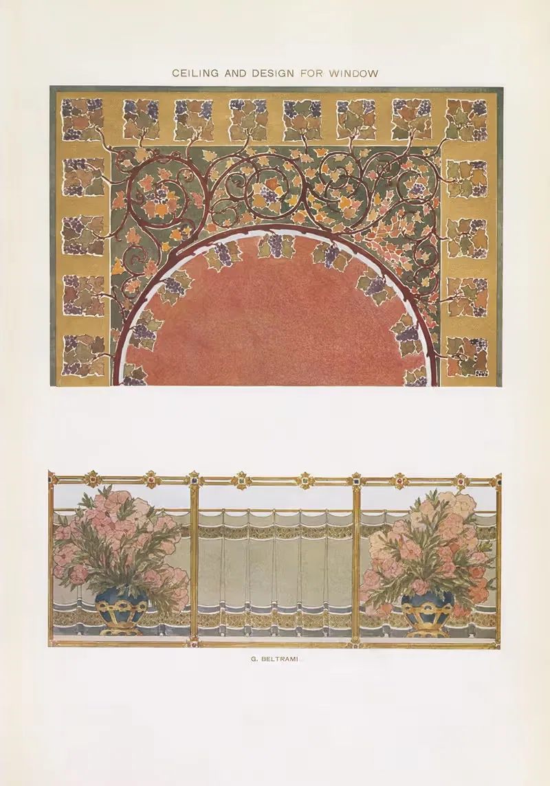 Современное декоративное искусство, том I, пл. 07 by Пол Венцель, 1910 — digital art print download