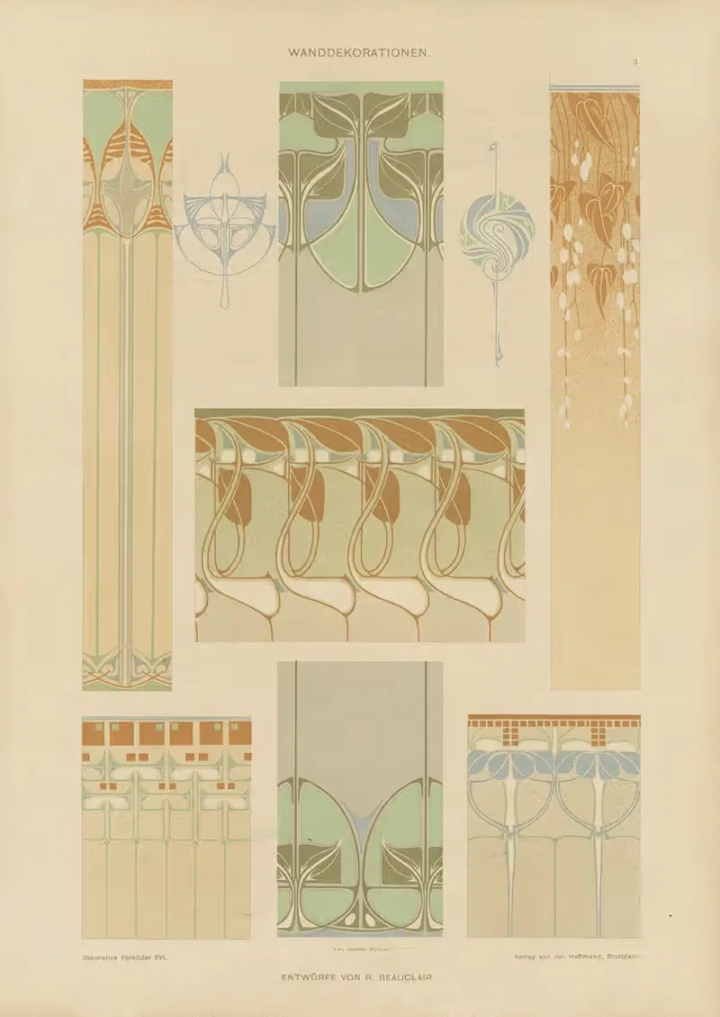 Современное декоративное искусство том I пл. 10 by Пол Венцель, 1910 — digital art print download