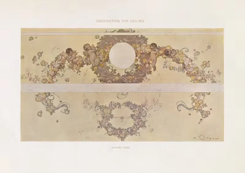 Современное декоративное искусство Т. I Пл.18 by Пол Венцель, 1910 — digital art print download