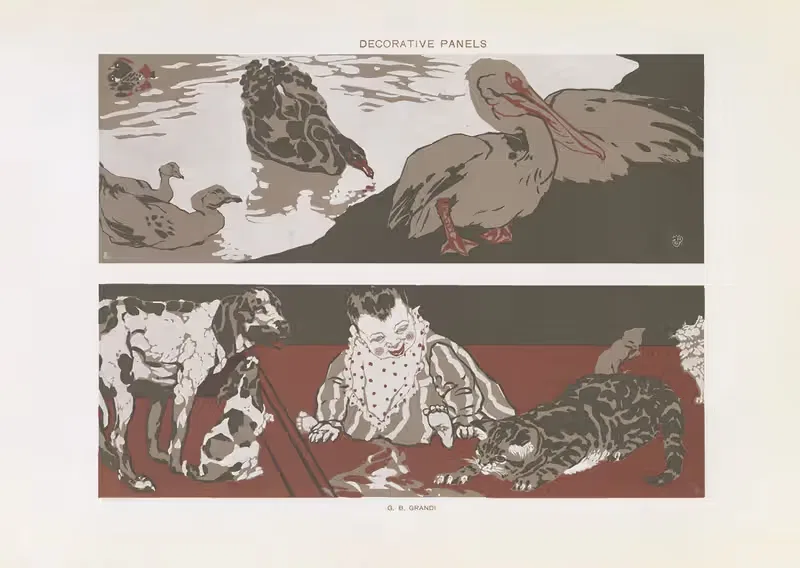Современное декоративное искусство Том I Пл.25. by Пол Венцель, 1910 — digital art print download