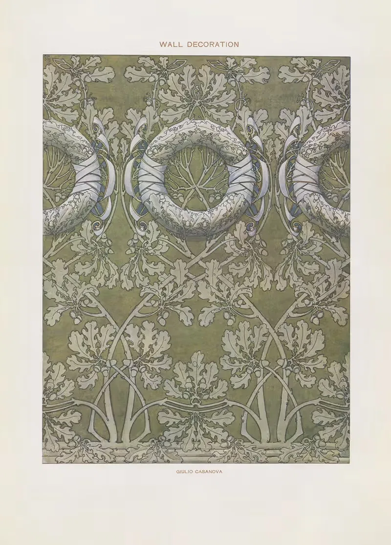 Современное декоративное искусство Том I Pl.49 by Пол Венцель, 1910 — digital art print download