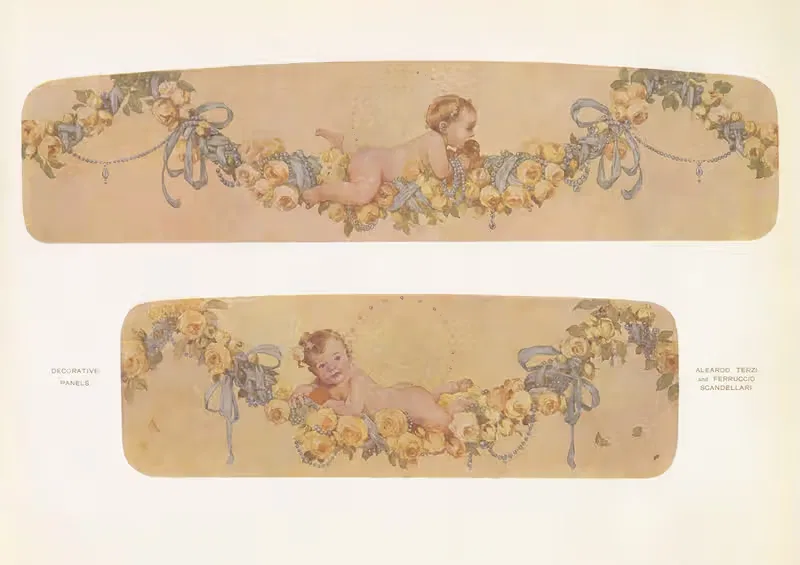 Современное декоративное искусство, том II, пл.11 by Пол Венцель, 1910 — digital art print download