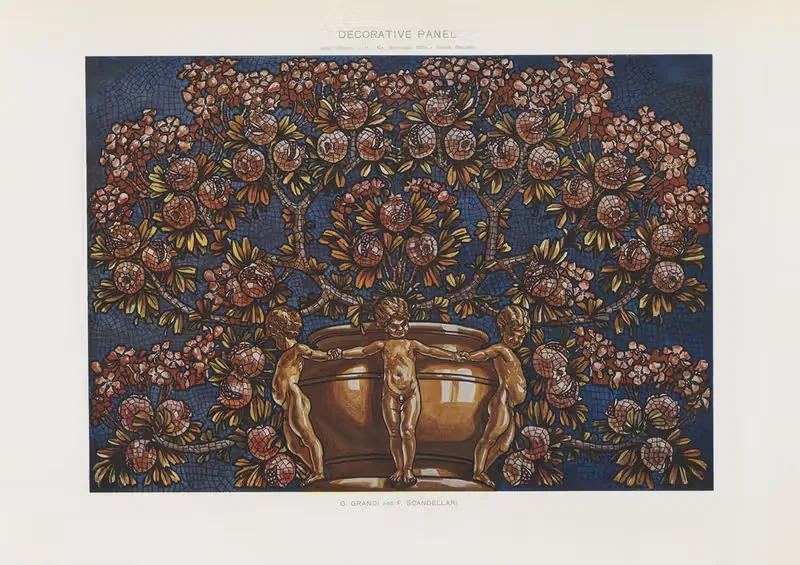 Современное декоративное искусство Т. II Пл.17 by Пол Венцель, 1910 — digital art print download