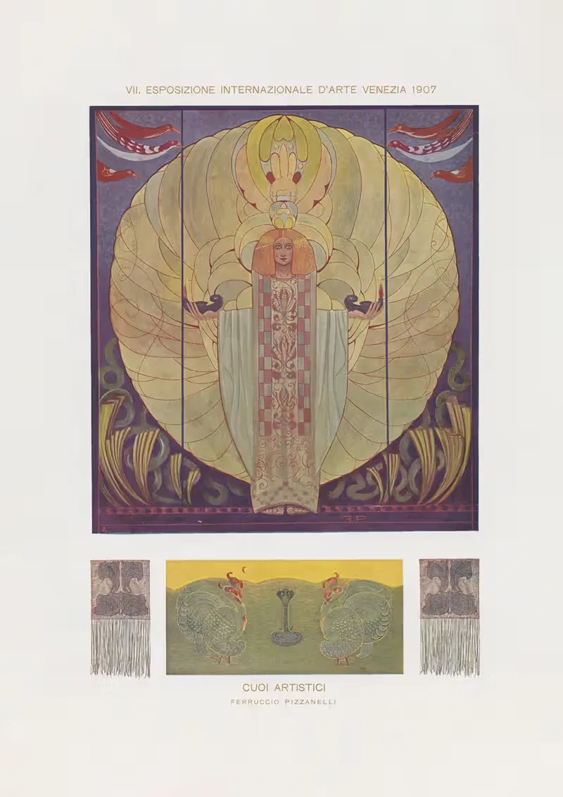 Современное декоративное искусство Т. II Пл.25 by Пол Венцель, 1910 — digital art print download