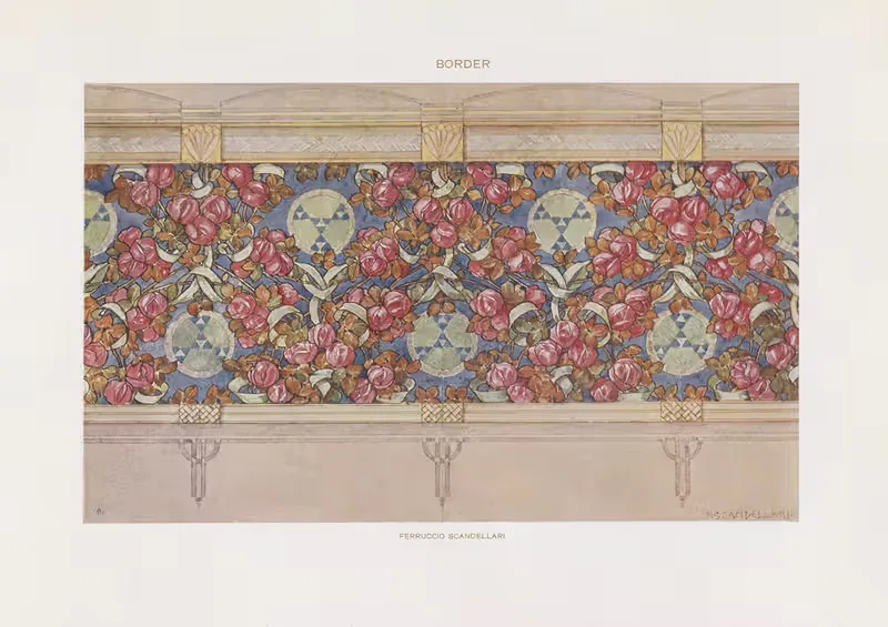 Современное декоративное искусство, Том II, Пл.33 by Пол Венцель, 1910 — digital art print download