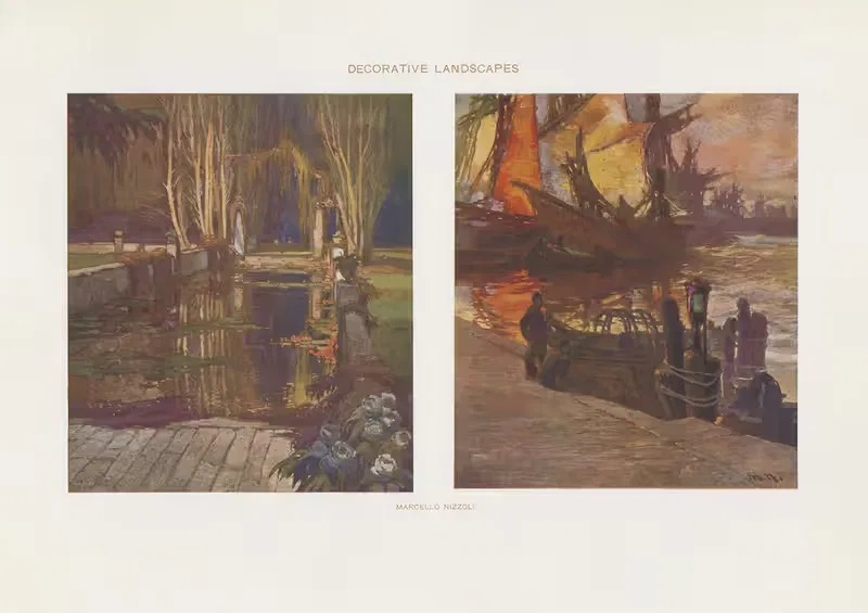 Современное декоративное искусство Том II Pl.40 by Пол Венцель, 1910 — digital art print download