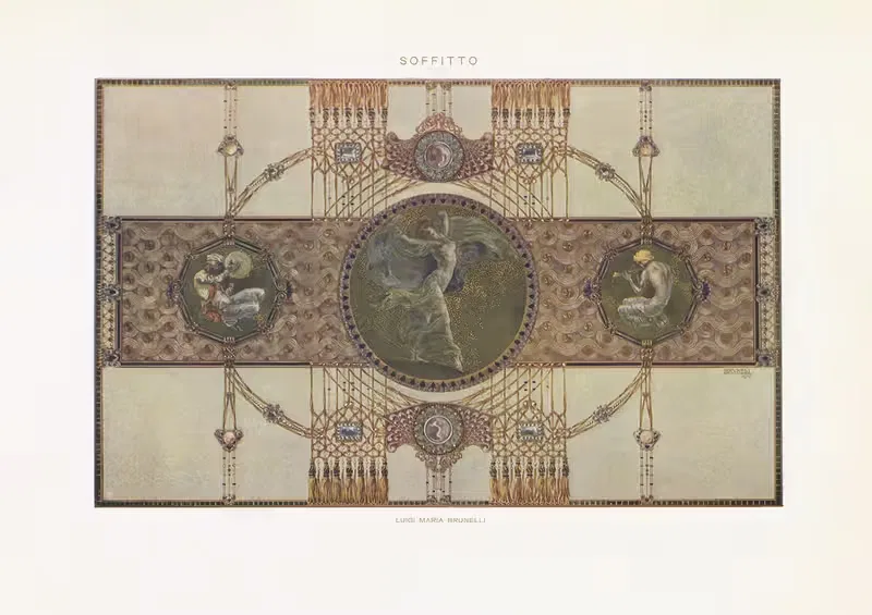 Современное декоративное искусство, т. II, пл. 48 by Пол Венцель, 1910 — digital art print download