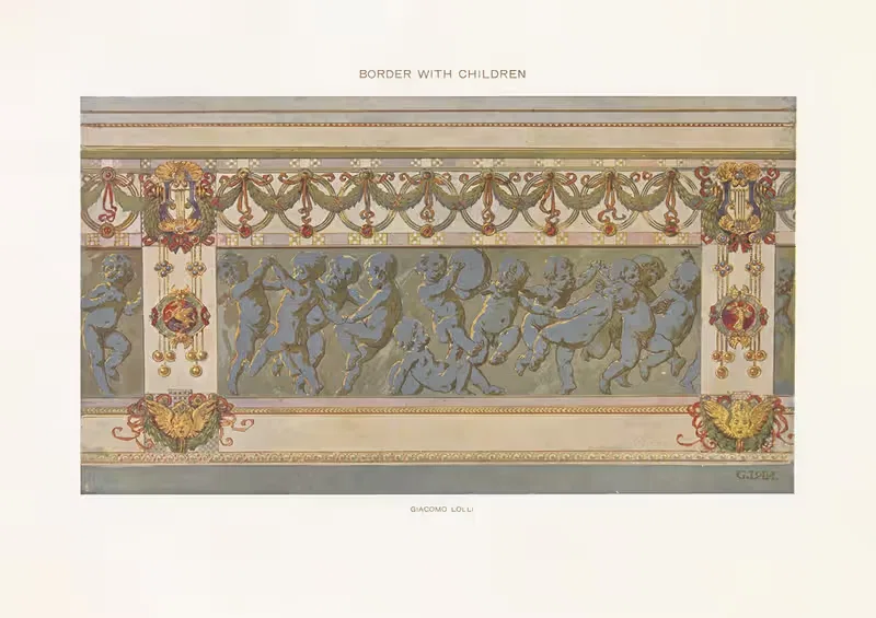 Современное декоративное искусство Том II Pl.53 by Пол Венцель, 1910 — digital art print download