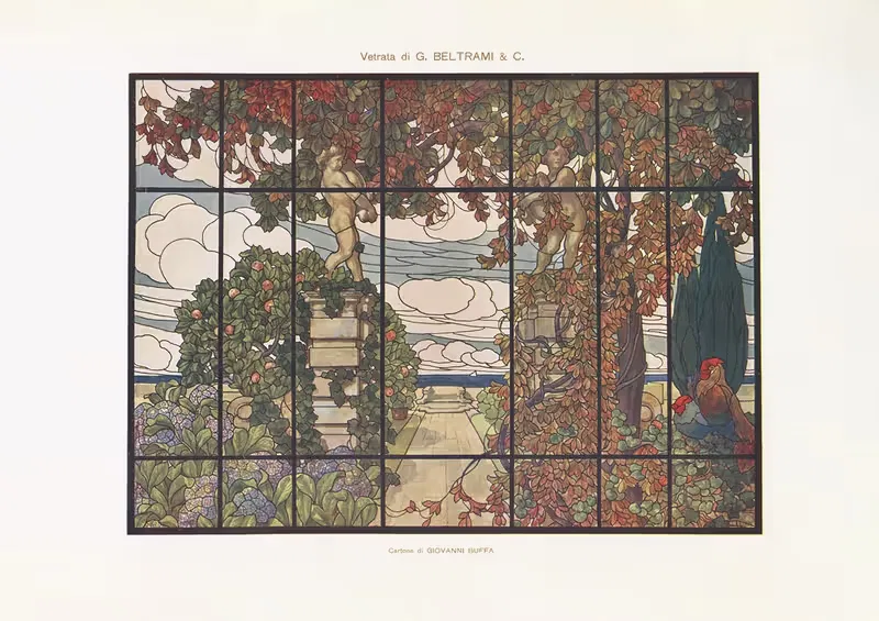 Современное декоративное искусство Том II Пл.61 by Пол Венцель, 1910 — digital art print download
