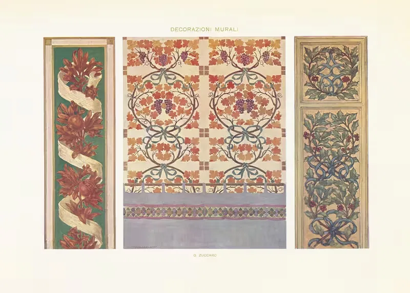 Современное декоративное искусство Т. III Pl.08 by Пол Венцель, 1910 — digital art print download