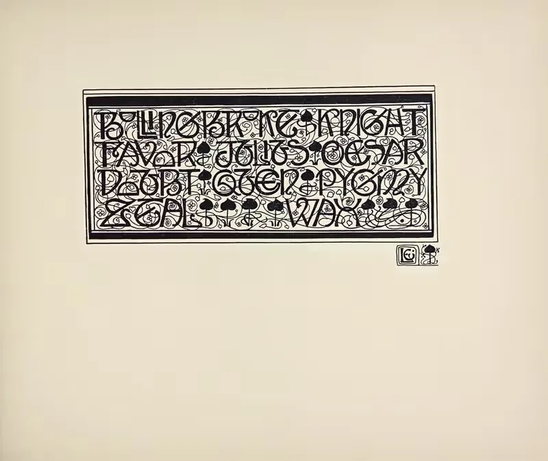Beispiele kunstlerischer Schrift Pl.016 — Rudolf von Larisch