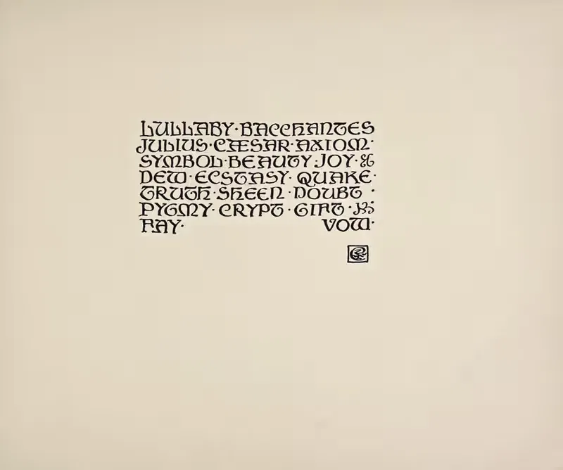 Beispiele kunstlerischer Schrift Pl.037 — Rudolf von Larisch