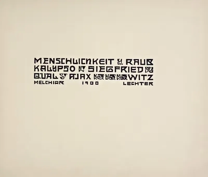 Beispiele kunstlerischer Schrift Pl.046 — Rudolf von Larisch