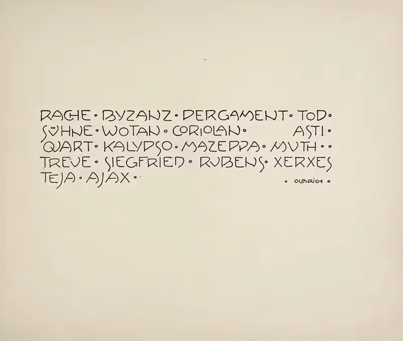 Beispiele kunstlerischer Schrift Pl.056 — Rudolf von Larisch