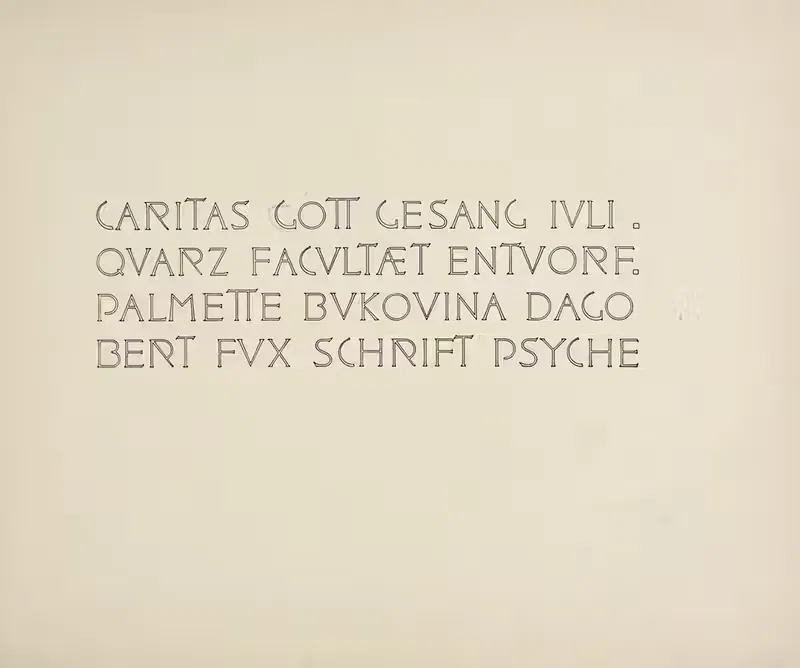 Beispiele kunstlerischer Schrift Pl.057 — Rudolf von Larisch