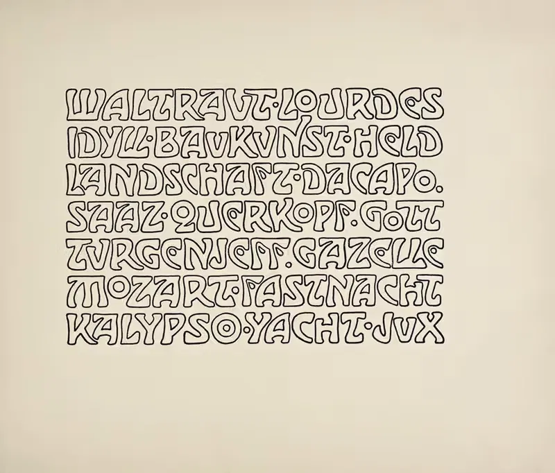 Beispiele kunstlerischer Schrift Pl.058 — Rudolf von Larisch