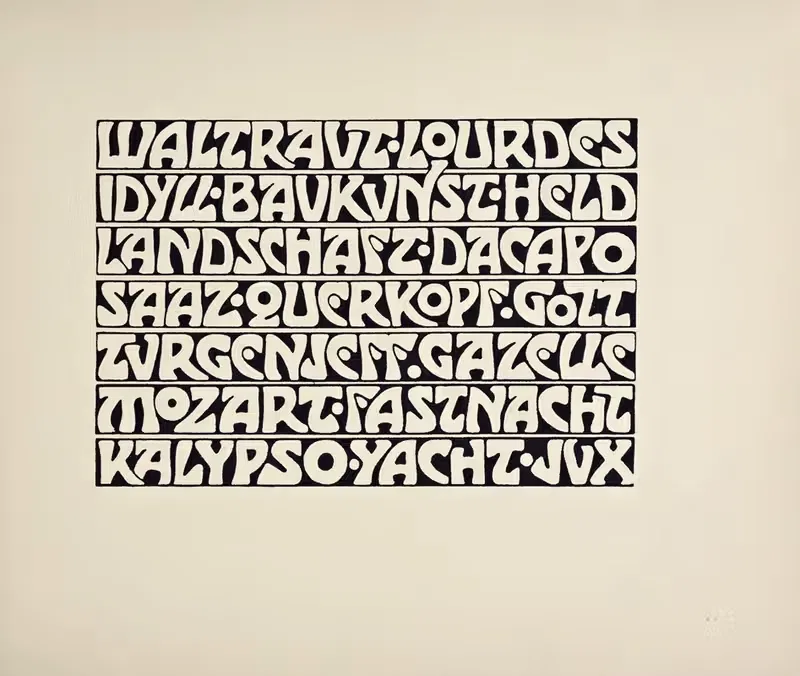 Beispiele kunstlerischer Schrift Pl.060 — Rudolf von Larisch