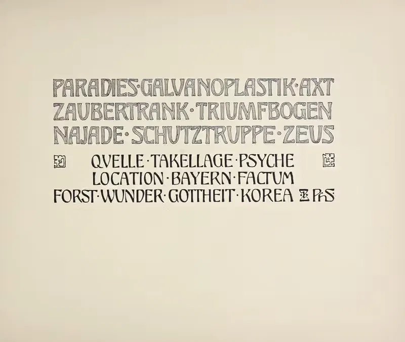 Beispiele kunstlerischer Schrift Pl.098 — Rudolf von Larisch