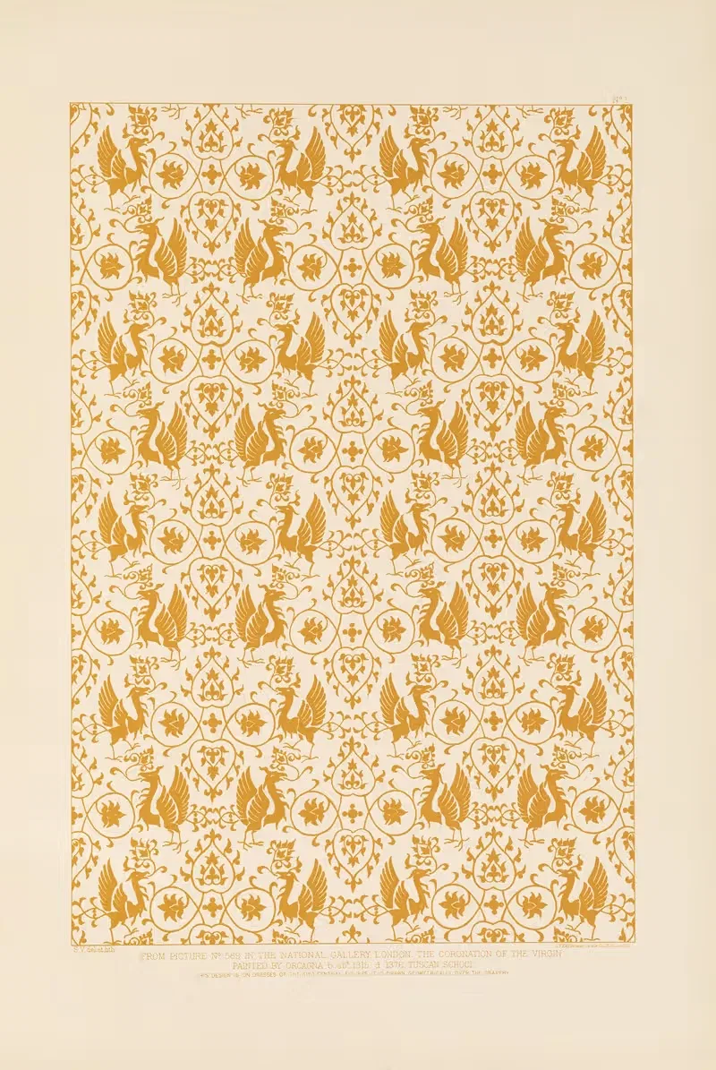 Fifteenth century Italian ornament Pl.01 — Sydney Vacher