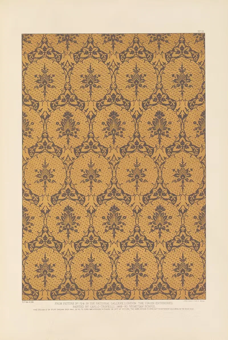 Fifteenth century Italian ornament Pl.15 — Sydney Vacher