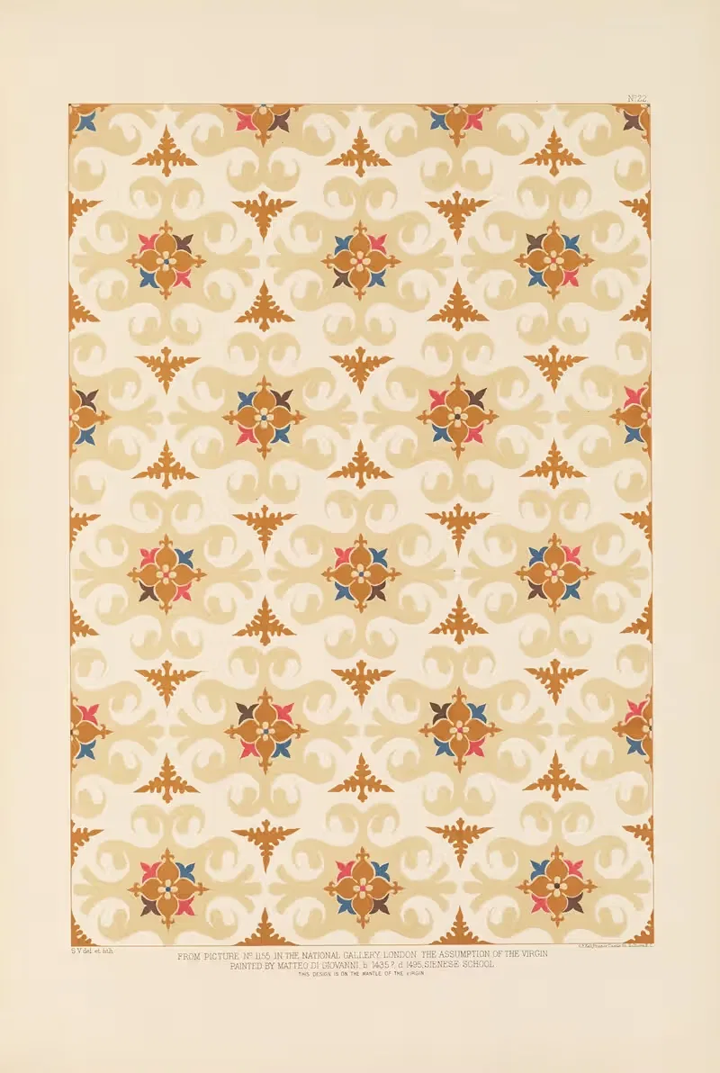 Fifteenth century Italian ornament Pl.22 — Sydney Vacher