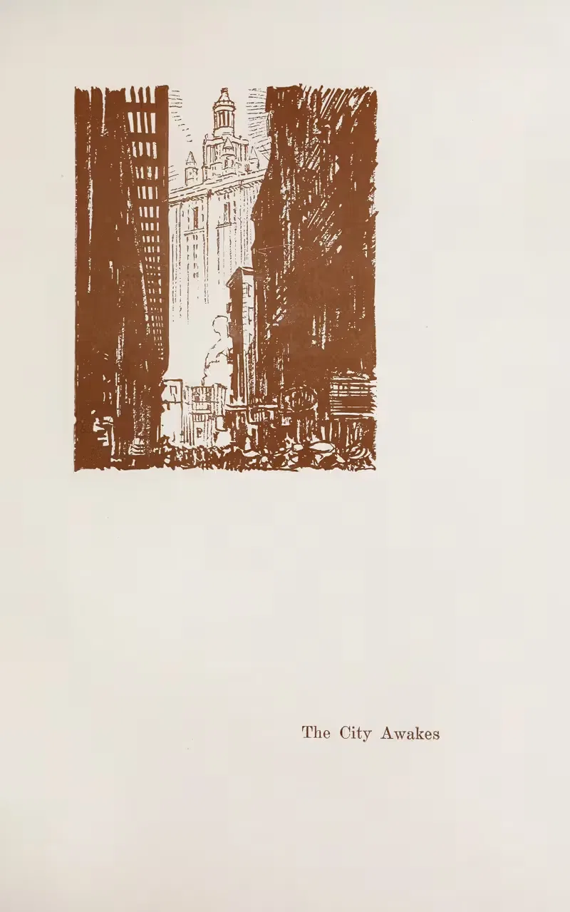Город пробуждается by Теодор Драйзер, 1923 — digital art print download