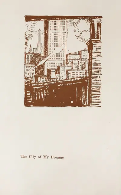 The City of My Dreams by Theodore Dreiser, 1923 — digital art print download