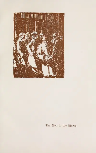 The Men in the Storm by Theodore Dreiser, 1923 — digital art print download