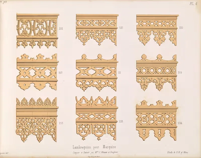 La décoration en bois découpé Pl.05 — A. Sanguineti
