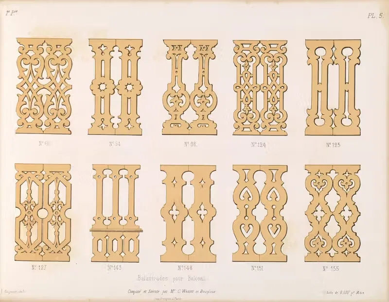 La décoration en bois découpé Pl.06 — A. Sanguineti