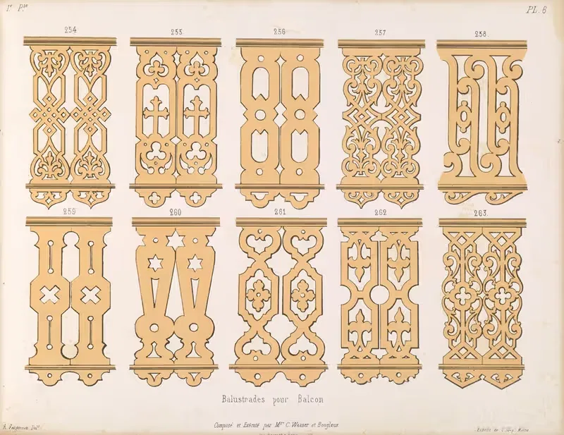 La décoration en bois découpé Pl.07 — A. Sanguineti