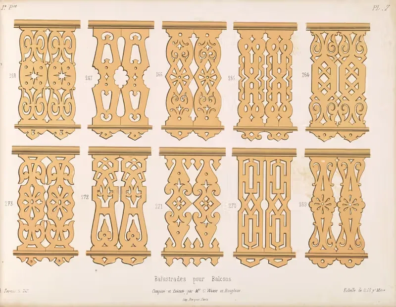 La décoration en bois découpé Pl.08 — A. Sanguineti