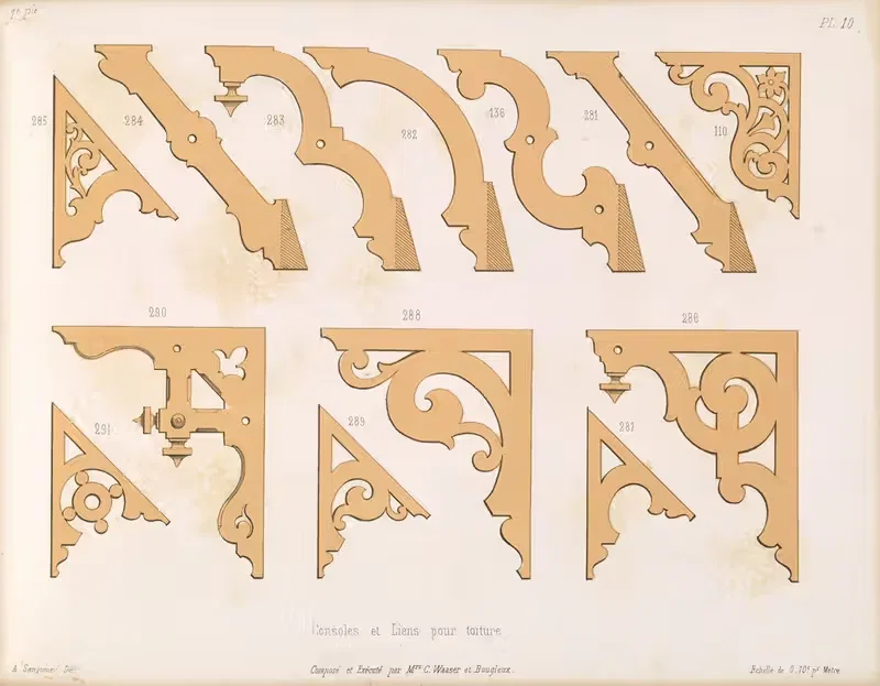 La décoration en bois découpé Pl.11 — A. Sanguineti