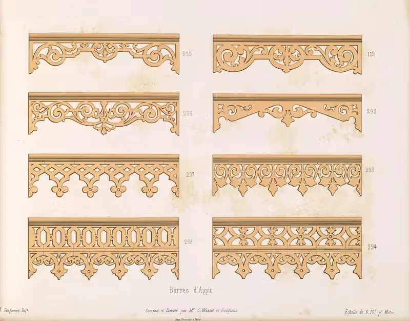La décoration en bois découpé Pl.12 — A. Sanguineti