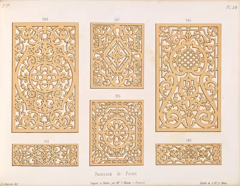 La décoration en bois découpé Pl.25 — A. Sanguineti