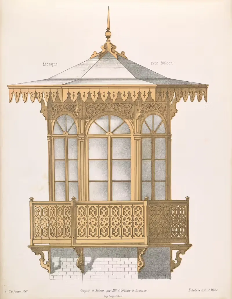 La décoration en bois découpé Pl.30 — A. Sanguineti