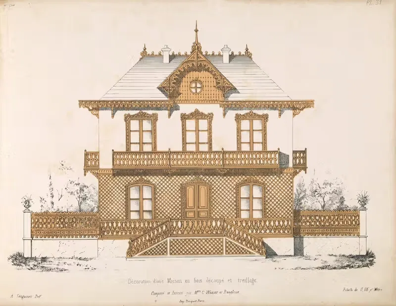 La décoration en bois découpé Pl.33 — A. Sanguineti