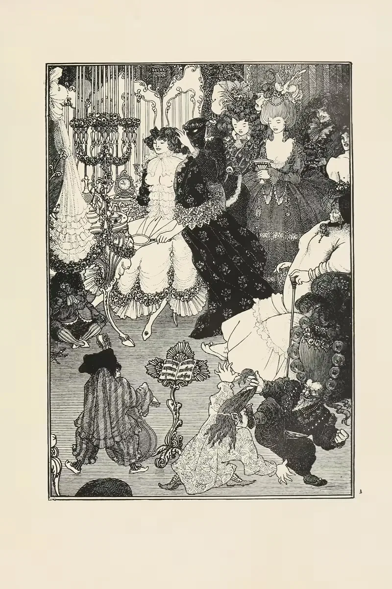 Под холмом Пл.02 by Обри Винсент Бирдсли, 1904 — digital art print download