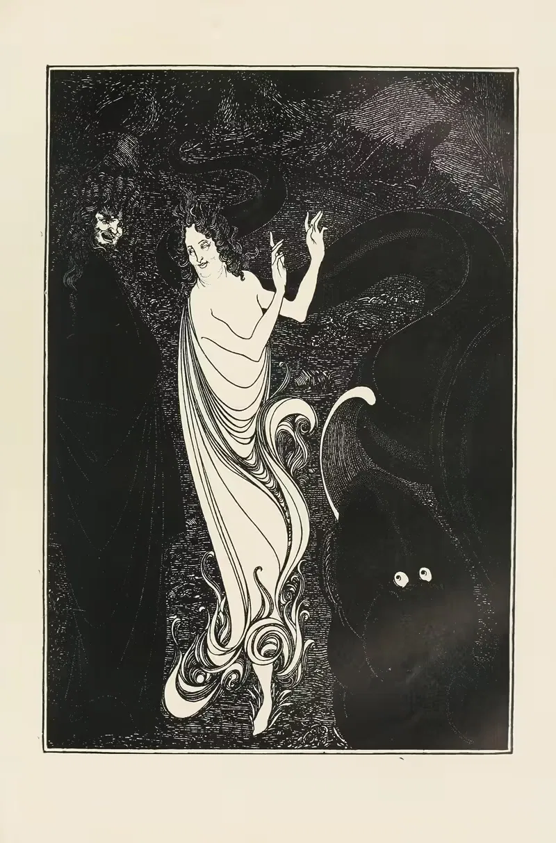 Under the hill Pl.05 by Aubrey Vincent Beardsley, 1904 — digital art print download