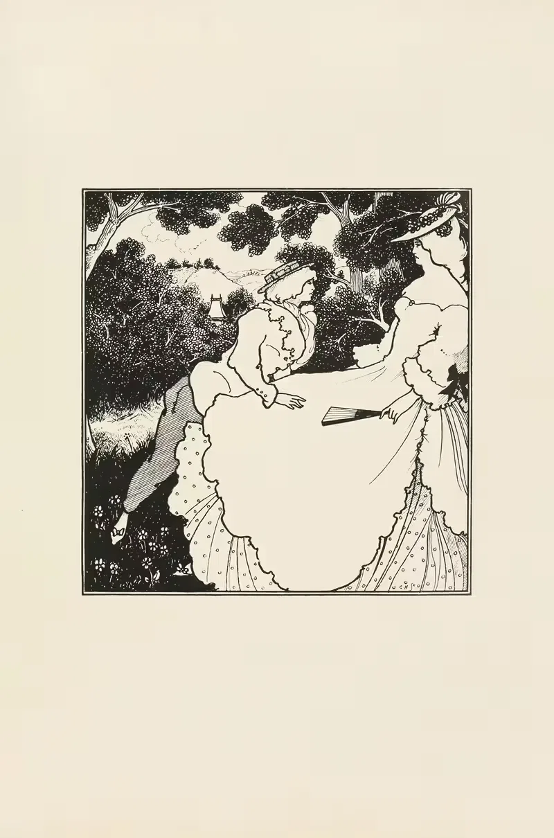 Under the hill Pl.07 by Aubrey Vincent Beardsley, 1904 — digital art print download