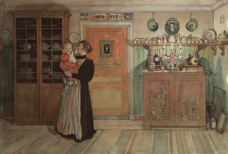 Между Рождеством и Новым годом by Карл Ларссон — digital art print download