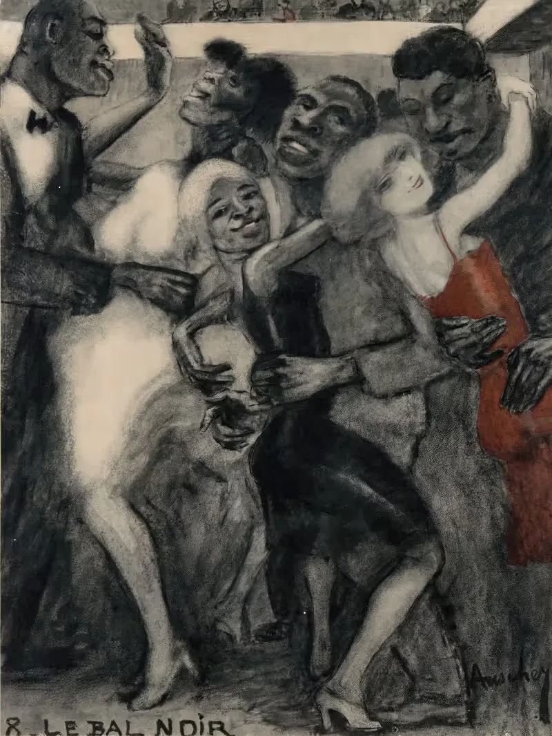 Фауна танцев Пл.03 by Жан Ошер, 1925 — digital art print download