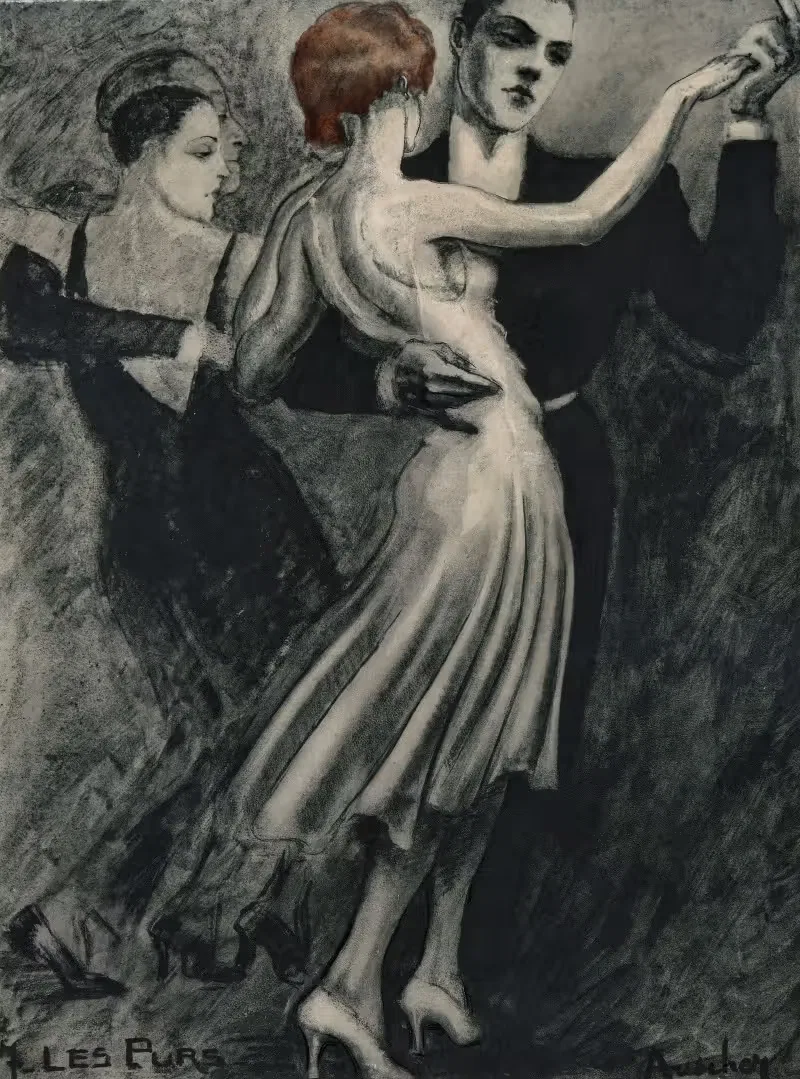 Фауна танцев Пл.08 by Жан Ошер, 1925 — digital art print download