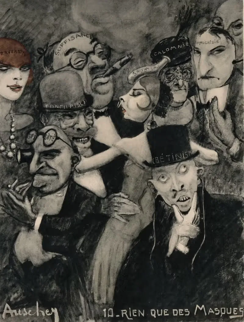 Фауна танцев Пл.10 by Жан Ошер, 1925 — digital art print download