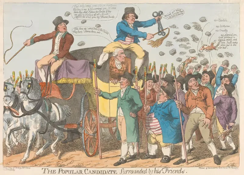 The Popular Candidate Surrounded by his Friends — Charles Williams