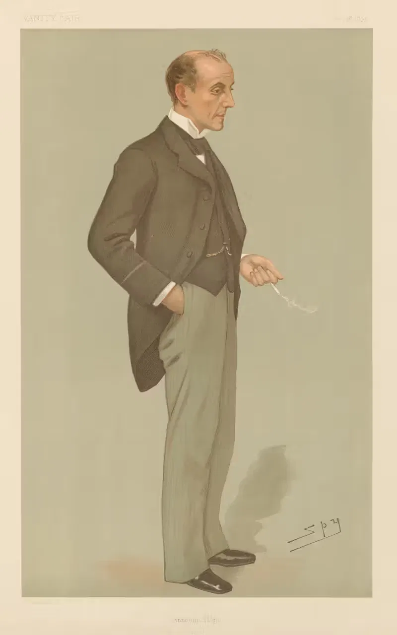 Энтони Хоуп, Энтони Хоуп Хокинс by Лесли Мэтью Уорд, 1895 — digital art print download