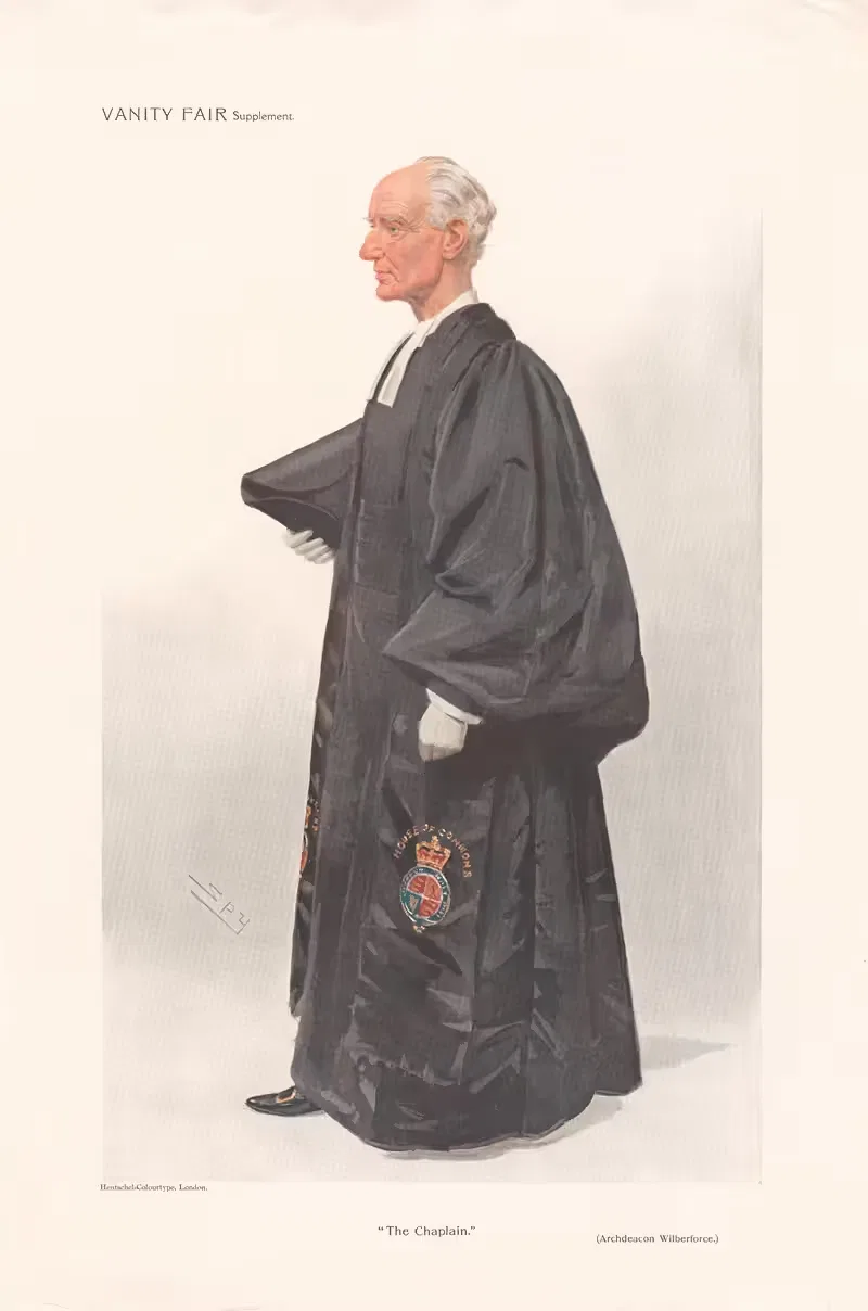 Духовенство. 'Капеллан'. Архидьякон Уилберфорс by Лесли Мэтью Уорд, 1909 — digital art print download
